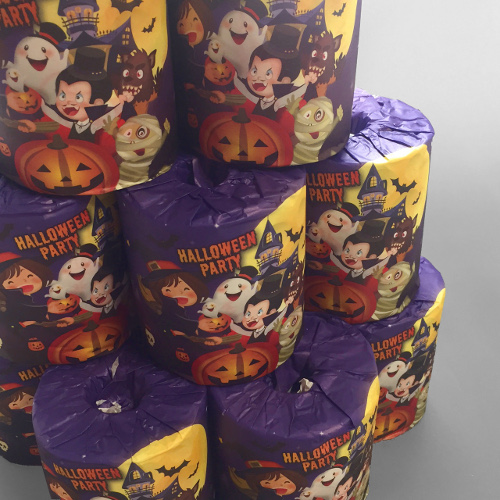 ハロウィンパーティーロールトイレットペーパー